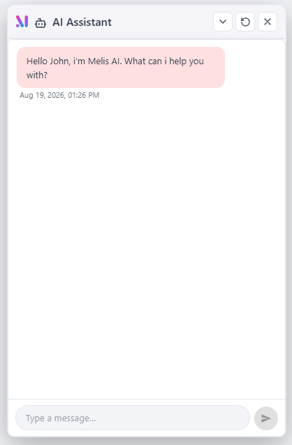 The React AI Assistant overlay