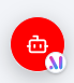The floating AI Assistant button in the React back-office